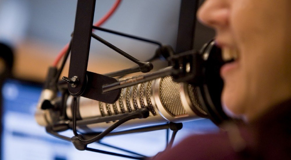 Mikrofon für Voice-Over und Sprachaufnahmen